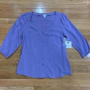 Lavender blouse. Size XS. Never worn.